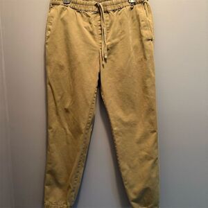 Banana Republic Women's Tapered Pants Medium Army Green Casual Relaxed Fit